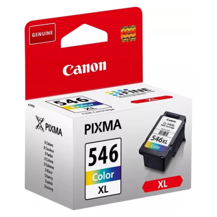 Картридж Canon CL-546XL, Color, MG2450/MG2550/MG2950/MG3050, TS3150/TS3350, TR4550, iP2850, 13 мл (8288B001)