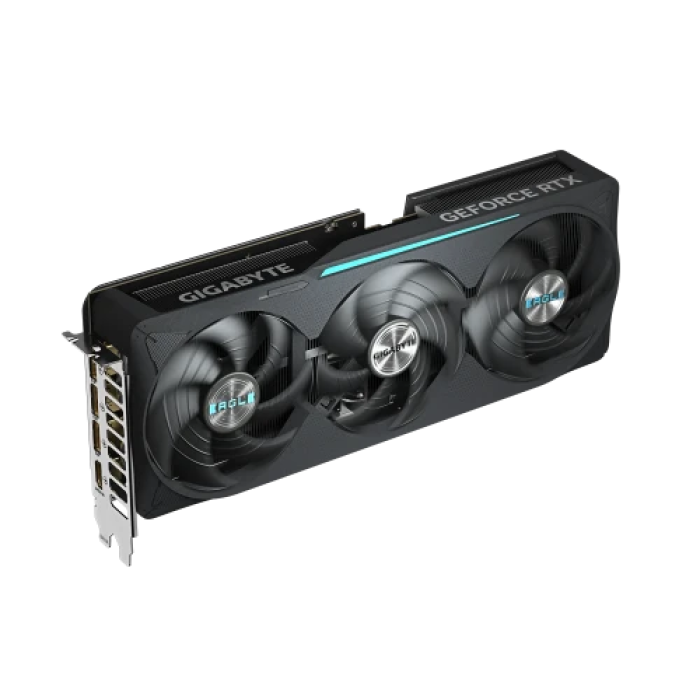 Відеокарта GeForce RTX 5070 Ti, Gigabyte, EAGLE OC SFF, 16Gb GDDR7, 256-bit, HDMI/3xDP, 2542/28000 MHz, 16-pin (GV-N507TEAGLE OC-16GD)