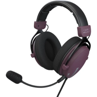 Навушники Dark Project HS4 Wired Purple/Black, Mini jack + USB, знімний мікрофон, 16 Ом, 96 дБ, кабель 2 м (DPO-HS-5004)