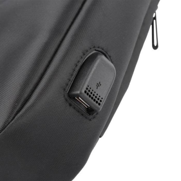 Сумка для ноутбука 15.6" Modecom Porto, Black, поліестер / екошкіра, 40х30х7 см (TOR-MC-PORTO-15)