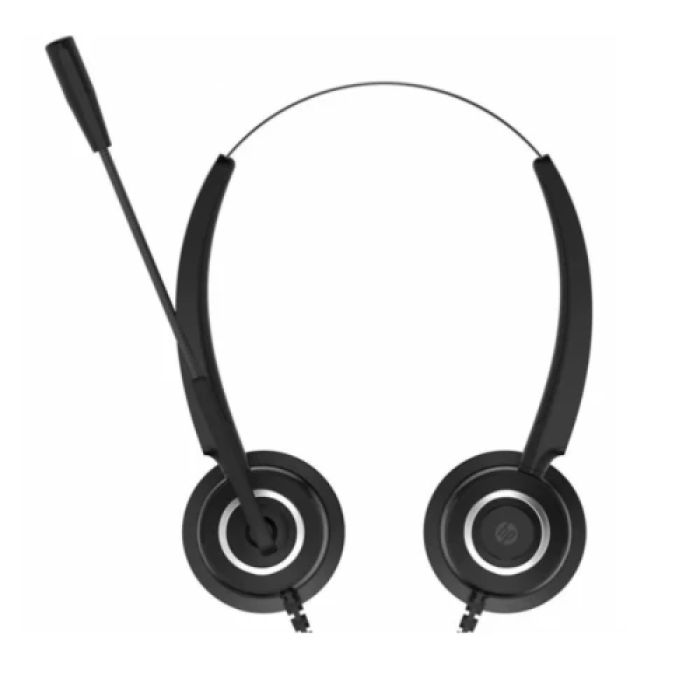 Навушники HP DHE-8000, Black, USB, поворотний мікрофон, 32 Ом, 120 дБ, кабель 2.1 м