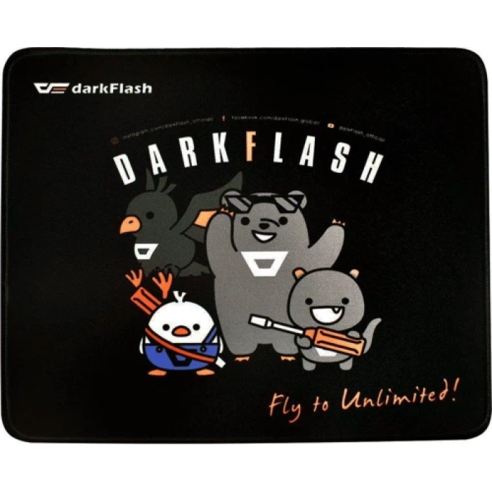 Килимок darkFlash "Fly to Unlimited!", 300 х 250 х 3 мм, тканина / гума