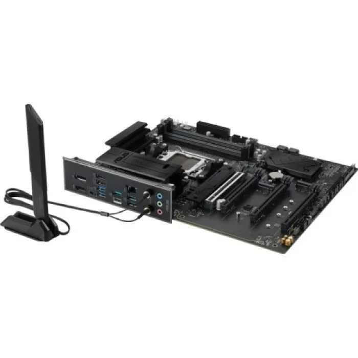 Материнська плата AM5 Asus B850 MAX GAMING WIFI, B850, 4xDDR5, Int.Video (CPU), 4xSATA3, 3xM.2, 1xPCI-E 5.0 x16, 1xPCI-E 4.0 x16, 2xPCI-E 3.0 x16, Realtek 7.1, Realtek 2.5Gb, WiFi 6E, Bluetooth 5.4, 8xUSB 3.2 / 8xUSB 2.0, HDMI/DP, ATX