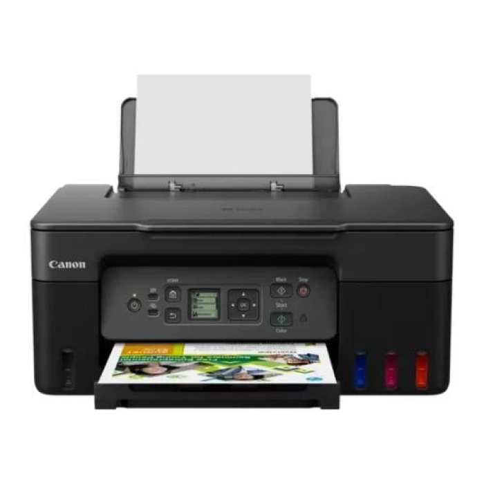 БФП струменевий кольоровий A4 Canon G3470, Black, WiFi, 1200x4800 dpi, до 11/6 стор/хв, монохромний РК-екран 1.35", USB, вбудоване СБПЧ, чорнило GI-41 (5805C009)