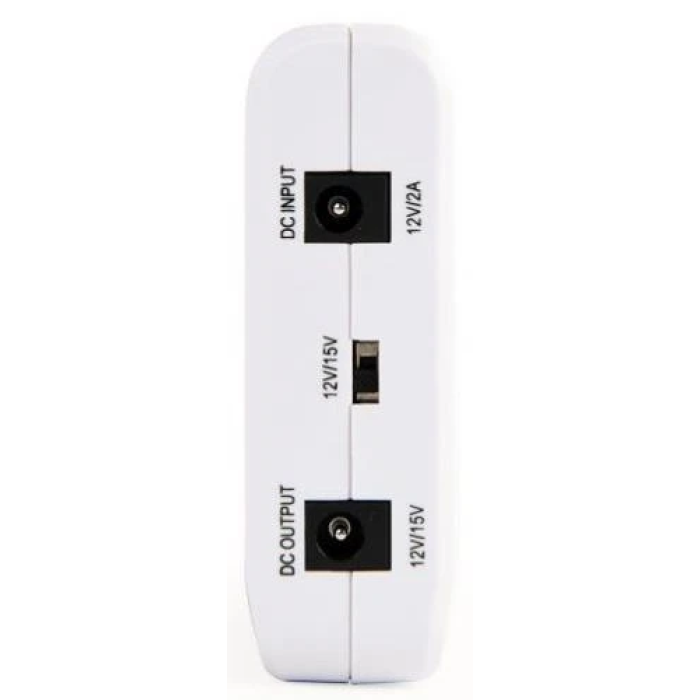 Джерело безперебійного живлення для роутера EnerGenie EG-UPS-DC18, White, 6600 mAh (18Wh), 1xDC (12V/1.5A или 15V/1.2A), індикатор заряду