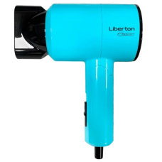 Фен Liberton LHD-6102, Blue, 1100W, 2 швидкості, 3 температурні режими, складна ручка, захист від перегріву