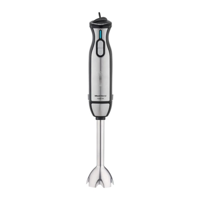 Блендер Sumato SU-08HB01, Black/Inox, 1000W, занурювальний, 2 швидкості, об'єм чаші 2000 мл, 20 насадок, регулювання швидкості, турбо режим