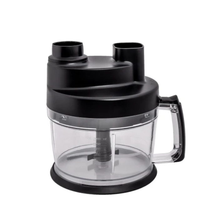 Блендер Sumato SU-08HB01, Black/Inox, 1000W, занурювальний, 2 швидкості, об'єм чаші 2000 мл, 20 насадок, регулювання швидкості, турбо режим