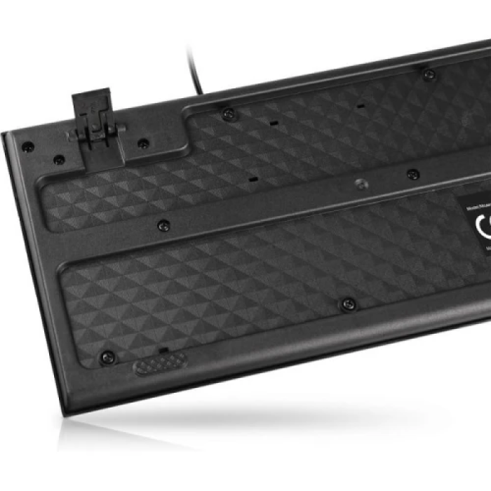 Клавіатура REAL-EL RK-507, Black, USB, мембранна, 104 кнопки