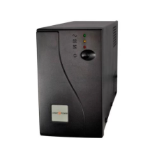 Джерело безперебійного живлення LogicPower U850VA / 2 розетки, 5 ступ. AVR, 7.5Ач12В. чорний корпус
