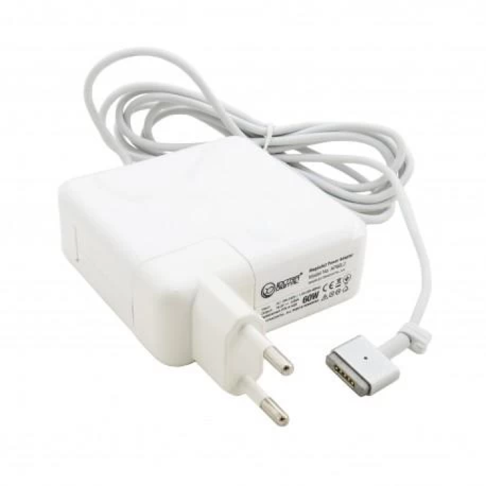 Блок живлення Extradigital для ноутбуків Apple MacBook Pro, 60W, 16.5V, 3.65A, MagSafe2 (PSA3829)