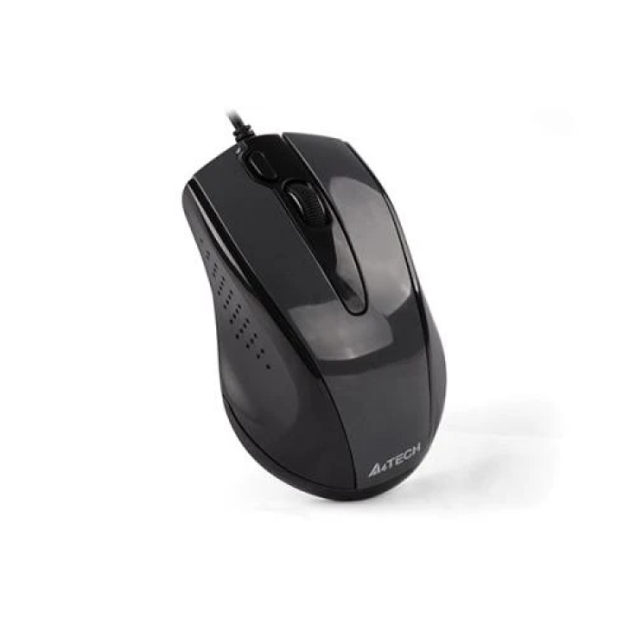 Миша A4Tech N-500FS Glossy Gray, USB V-TRACK
