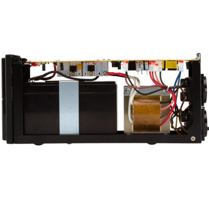 ДБЖ LogicPower UL850VA/2 розетки, 5 ступ. AVR, 7.5Ач12В, чорний корпус (1456)