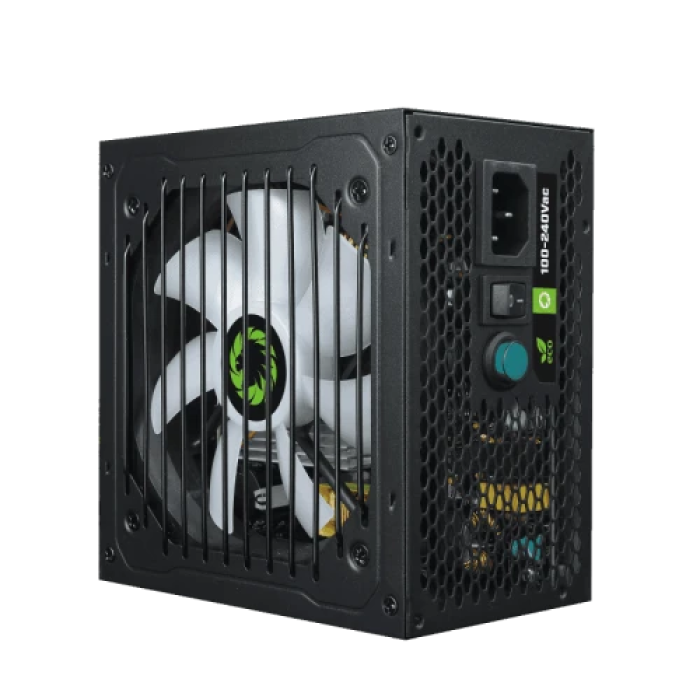 Блок живлення 800 Вт, GameMax VP-800 RGB, Black, 80+ Bronze, Active PFC, 12 см, 3xMolex / 6xSATA / 2x2+6-pin / 1x4+4-pin / 1x20+4-pin, захист OVP / UVP / OCP / OLP / OPP / SCP (VP-800-RGB)