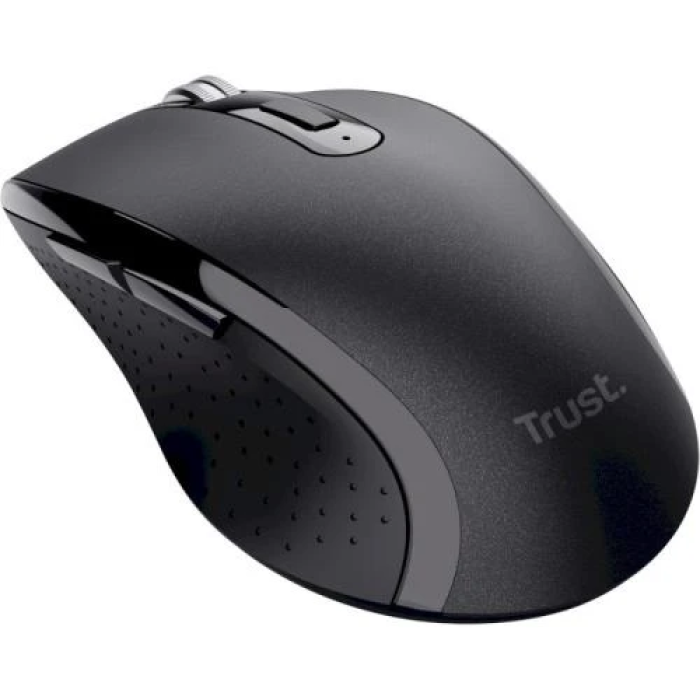 Миша бездротова Trust Sura, Black, оптична, 800 - 1200 dpi, 6 кнопок, гніздо для зберігання приймача USB, 1xAA (25479)
