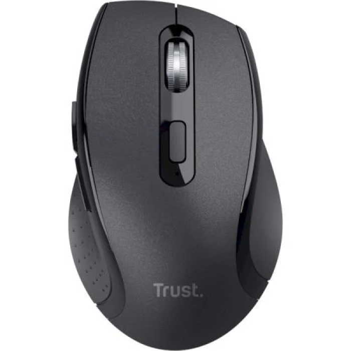 Миша бездротова Trust Sura, Black, оптична, 800 - 1200 dpi, 6 кнопок, гніздо для зберігання приймача USB, 1xAA (25479)