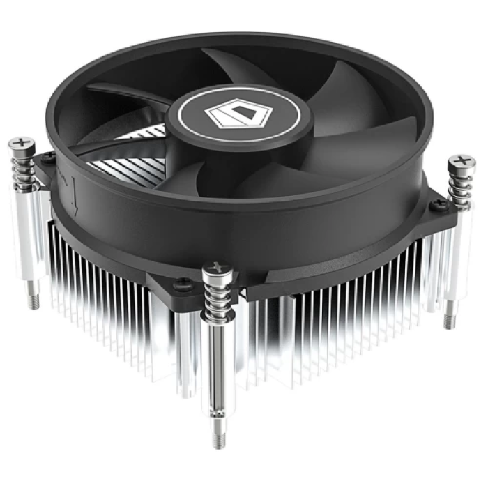 Кулер для процесора ID-Cooling DK-19 PWM, алюміній, 1x92 мм, 600-2200±10% об/хв, для Intel 1700/1851, гидравличний підшипник, до 95 Вт, высота 55 мм