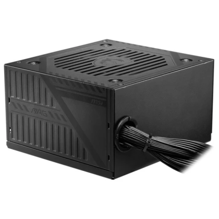 Блок живлення 550 Вт, MSI MAG A550BNL, Black, 80+ Bronze, Active PFC, 12 см, 2xMolex / 5xSATA / 2x6+2-pin / 1x4+4-pin / 1x20+4-pin, захист OCP/OVP/OPP/SCP