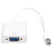 Перехідник miniDisplayPort (M) - VGA (F), PowerPlant, White, 15 см (CA911899)
