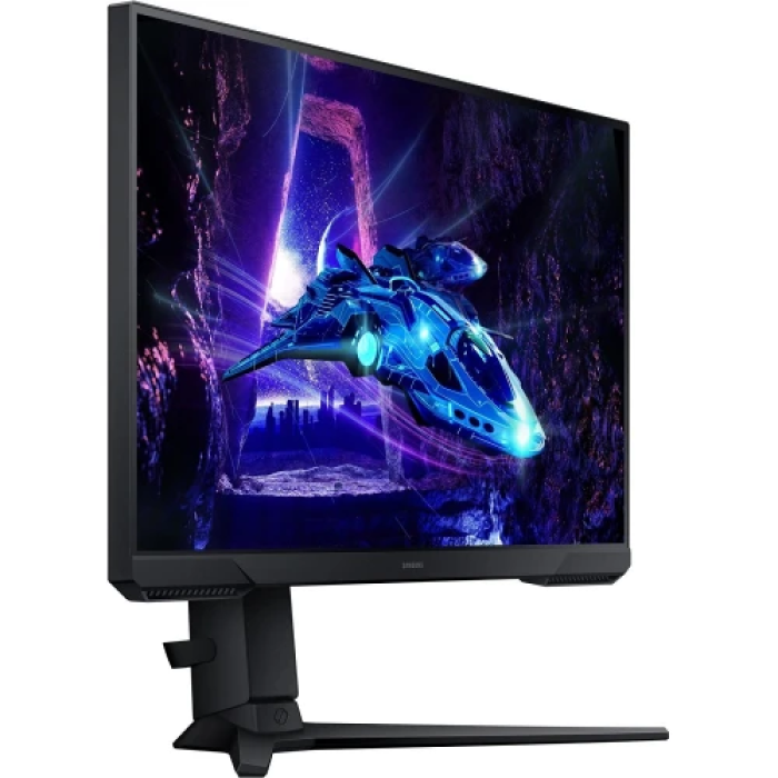 Монітор 24" Samsung Odyssey G3, Black, WLED, VA, 1920x1080 (16:9), 1 мс, 180 Гц, 250 кд/м², 3000:1, 178°/178°, HDMI/DP, VESA 100x100, AMD FreeSync (LS24DG302EIXCI)