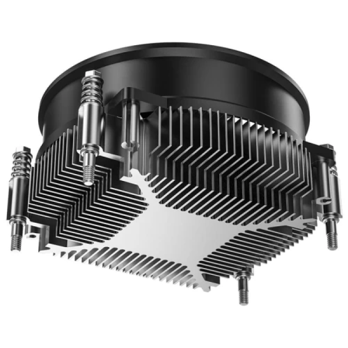 Кулер для процесора ID-Cooling DK-17A, алюміній, 1x92 мм PWM, 600-2200±10% об/хв, для AMD AM4/AM5, гідравлічний підшипник, до 65 Вт, висота 45 мм
