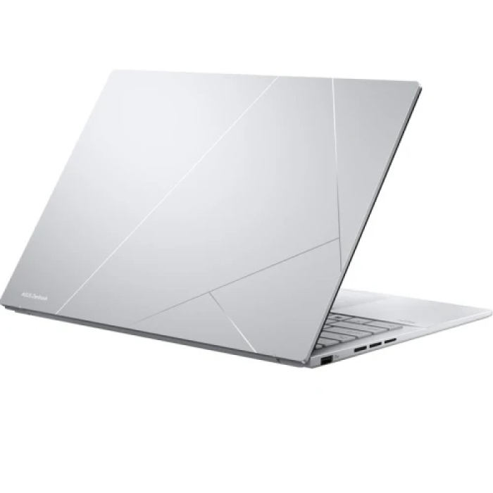 Ноутбук 14" Asus Zenbook 14 OLED UX3405CA-QL293 (90NB14W4-M00BH0) Silver, 14" (1920x1200, 60Гц), Intel Core Ultra 7 255H (16x2.0-5.1GHz), 32Gb LPDDR5x, 1TB SSD, Arc Graphics, Wi-Fi 7, Bluetooth 5.4, 2xThunderbolt 4/USB 3.2, HDMI, 75Wh, DOS, Стіл