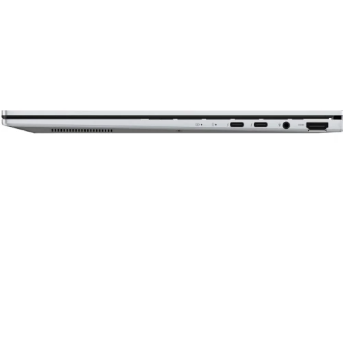 Ноутбук 14" Asus Zenbook 14 OLED UX3405CA-QL293 (90NB14W4-M00BH0) Silver, 14" (1920x1200, 60Гц), Intel Core Ultra 7 255H (16x2.0-5.1GHz), 32Gb LPDDR5x, 1TB SSD, Arc Graphics, Wi-Fi 7, Bluetooth 5.4, 2xThunderbolt 4/USB 3.2, HDMI, 75Wh, DOS, Стіл