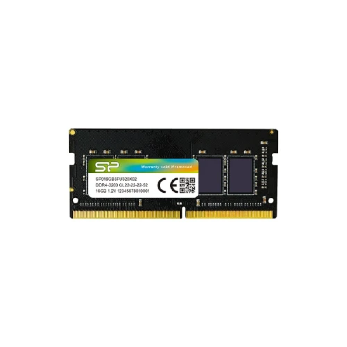 Пам'ять SO-DIMM, DDR4, 8Gb, 2666 MHz, Silicon Power, 1.2V, CL19 (SP008GBSFU266X02)