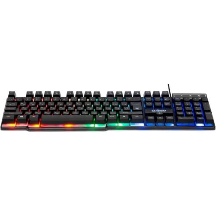 Клавіатура Defender Mayhem GK-360DL UA Black, USB, RGB підсвічування, 19 Anti-Ghost (45362)
