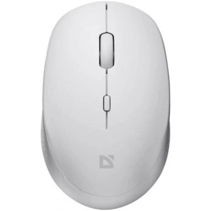 Миша бездротова Defender Auris MB-027, White, USB, оптична (сенсор PixArt 3065), 800-1600 dpi, 3 кнопки, 1xAA (52028)