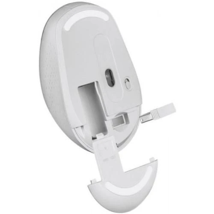 Миша бездротова Defender Auris MB-027, White, USB, оптична (сенсор PixArt 3065), 800-1600 dpi, 3 кнопки, 1xAA (52028)