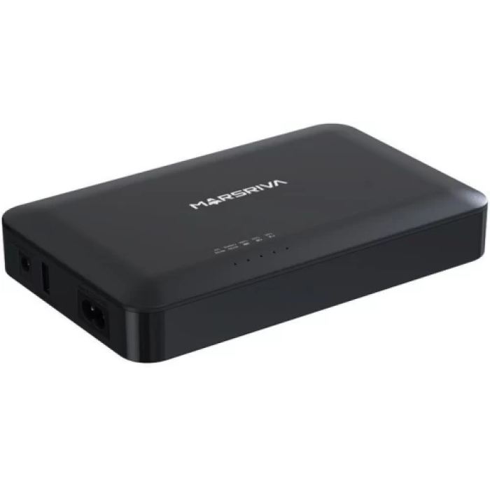 Джерело безперебійного живлення для роутера Marsriva KP1 Plus, Black, 16000 mAh (59.2Wh), 2xDC (12V/1.5A), 1xDC (9V/2.0A), 1xDC (5V/2.1A), 1xUSB (5V/2.1A)