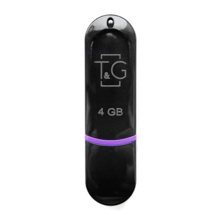 Флеш накопичувач USB 4Gb T&G Shorty TG012, Black, USB 2.0 (TG012-4GBBK)