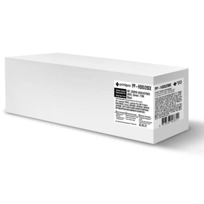 Картридж HP 05X (CE505X), Black, P2055, 6500 стор, PrintPro (PP-H505/280X)