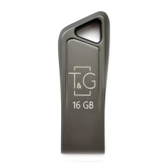 Флеш накопичувач USB 16Gb T&G Metal TG114, Silver, USB 2.0 (TG114-16G)