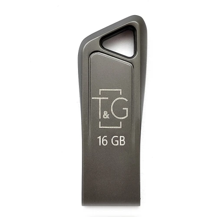 Флеш накопичувач USB 16Gb T&G Metal TG114, Silver, USB 2.0 (TG114-16G)