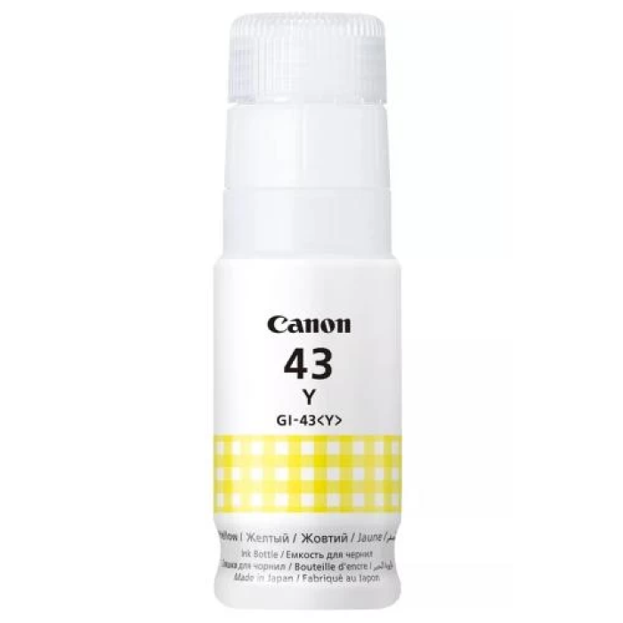 Чорнило Canon GI-43, Yellow, G540/G640, 60 мл (4689C001)