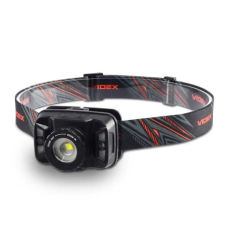 Ліхтар налобний Videx H045Z, Black, 270 Лм, 5000K, до 53 м, 5 режимів роботи, світлодіод CREE XTE 5W, акумулятор (1800 mAh, незнімний), IP65, 120 г (VLF-H045Z)