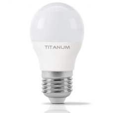 Лампа світлодіодна E27, 6 Вт, 4100K, G45, Titanum, 510 Лм, 220V (TLG4506274)