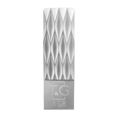 Флеш накопичувач USB 8Gb T&G Metal TG103, Silver, USB 2.0 (TG103-8G)