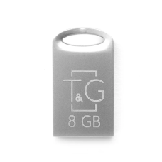 Флеш накопичувач USB 8Gb T&G Metal TG105, Silver, USB 2.0 (TG105-8G)