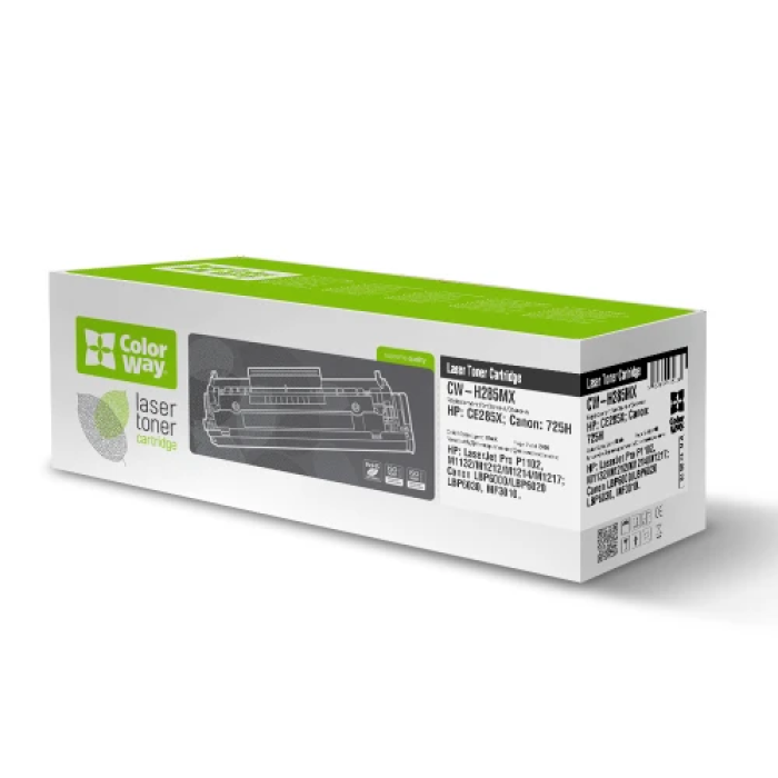 Картридж HP 85X (CE285X), Black, LJ P1102/M1132/M1212/M1214/M1217, 2400 стор, ColorWay (CW-H285MX)