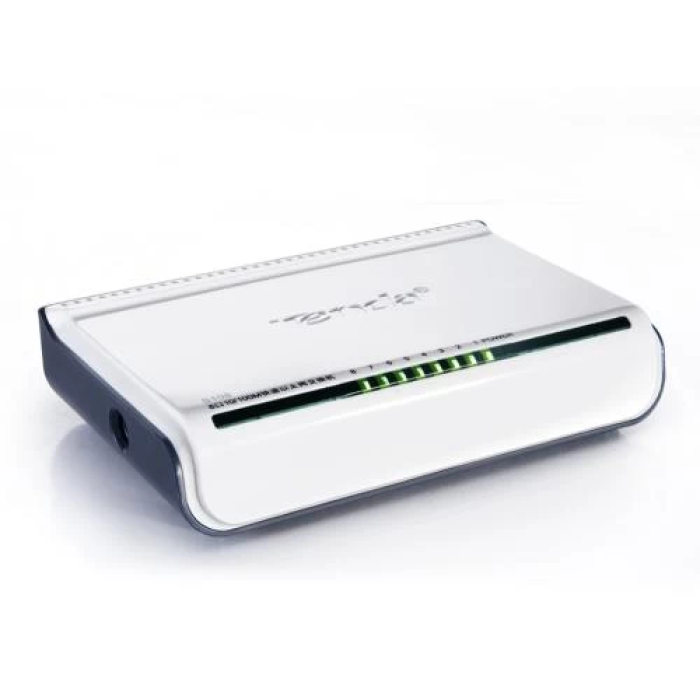 Комутатор Tenda S108, 8x10/100 Mb/s, пластиковий корпус, некерований