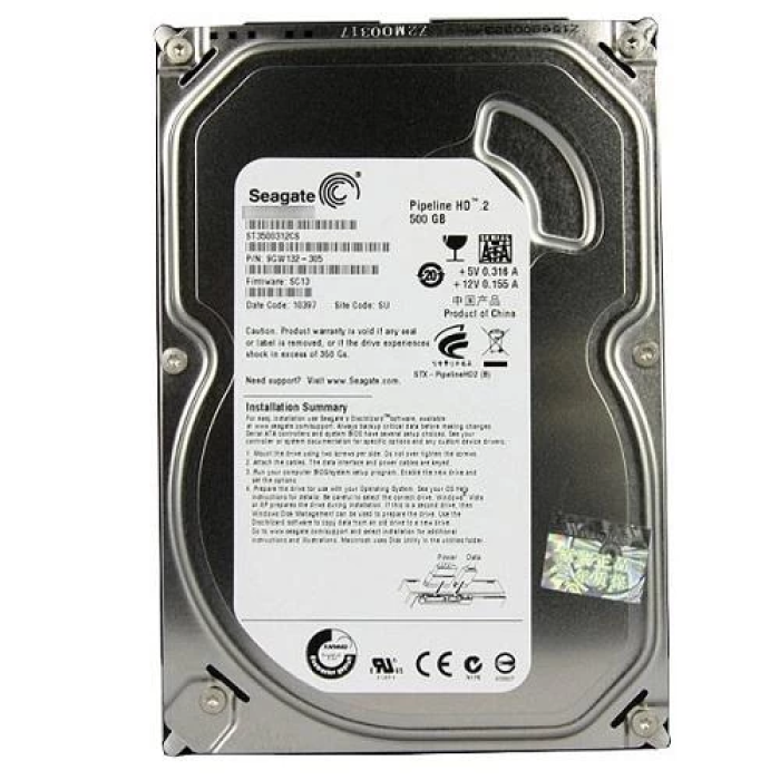 Жорсткий диск 3.5" 500Gb Seagate Pipeline, SATA2, 8 Мб, 5900 об/хв (ST3500312CS) (Refurbished)