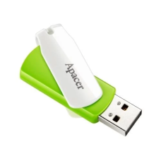 Флеш накопичувач USB 32Gb Apacer AH335, White/Green, USB 2.0 (AP32GAH335G-1)