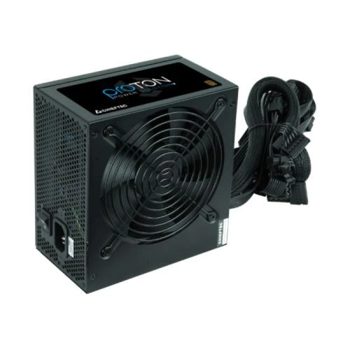 Блок живлення 600 Вт, Chieftec PROTON, Black, 80+ Bronze, Active PFC, 12 см, 3xMolex / 6xSATA / 2x6+2-pin / 1x20+4-pin / 1x4+4-pin, захист AFC/OCP/OPP/OTP/OVP/SCP/SIP/UVP, ATX 12V 2.3 (BDF-600S)