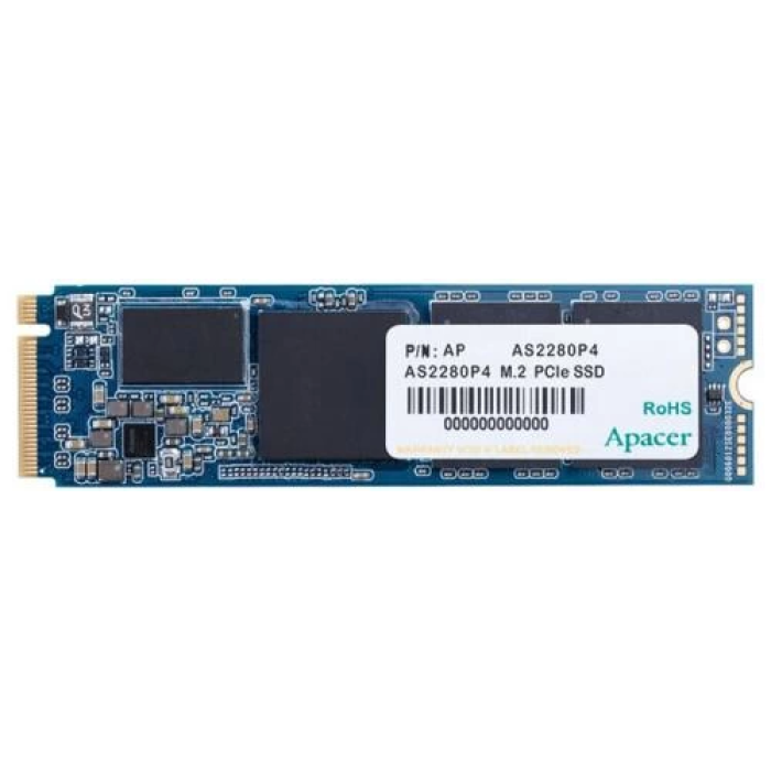 Твердотільний накопичувач SSD 512Gb, Apacer AS2280P4, PCI-E 3.0 x4, M.2 2280, 3D TLC, 2100/1500 МБ/с (AP512GAS2280P4-1)