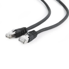 Патч-корд 2 м, S/STP, Black, Cablexpert, Cat.6a, Cu, LSZH (PP6A-LSZHCU-BK-2M)