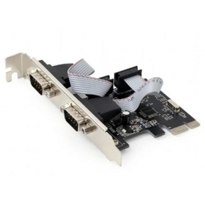 Контролер Gembird PCI-E x1, 2xCOM (RS232), чіп WCH382 (SPC-22)