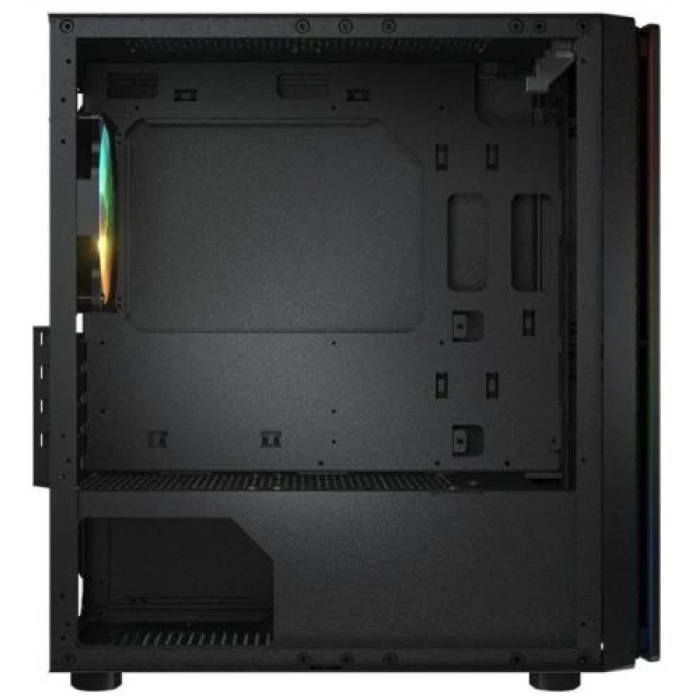 Корпус Cougar Purity RGB Black, без БЖ, Micro ATX / Mini ITX, USB 3.0 x2, USB 2.0 x1, RGB підсвічування, 1x120 ARGB, загартоване скло, 200x392x360 мм